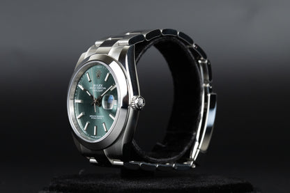 Rolex 126300 Datejust 41 Mint Green Dial