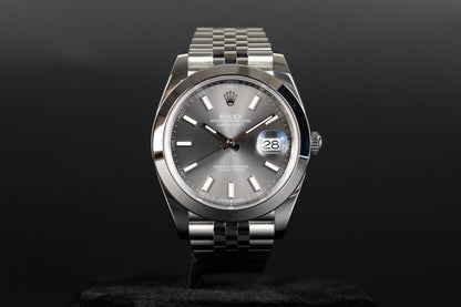 Rolex 126300 Datejust 41 Slate Dial