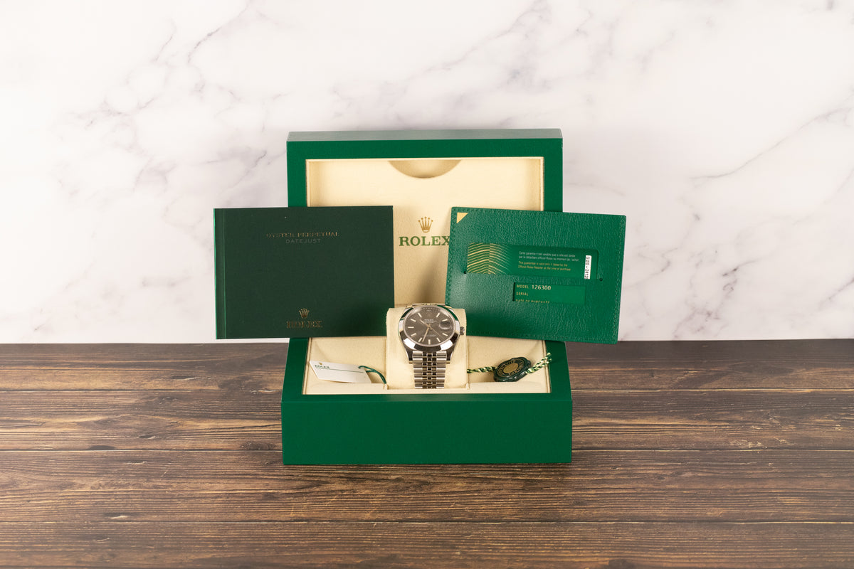 Rolex<br>126300 Datejust 41 Slate Dial
