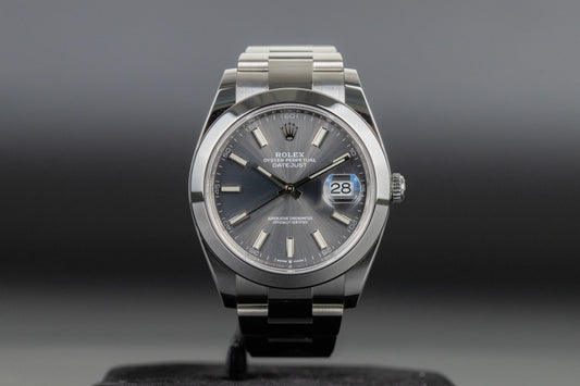 Rolex 126300 Datejust 41 Slate Dial