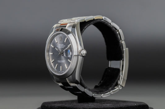 Rolex 126300 Datejust 41 Slate Dial