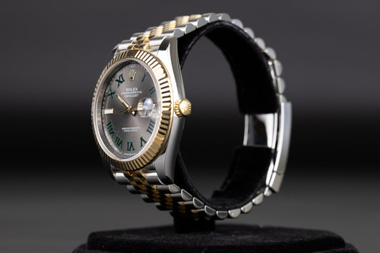 Rolex 126333 Datejust 41 18k/SS Wimbledon Dial