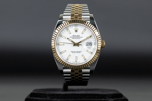Rolex 126333 Datejust 41 18k/SS White Dial