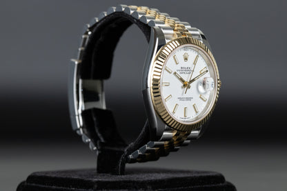 Rolex 126333 Datejust 41 18k/SS White Dial