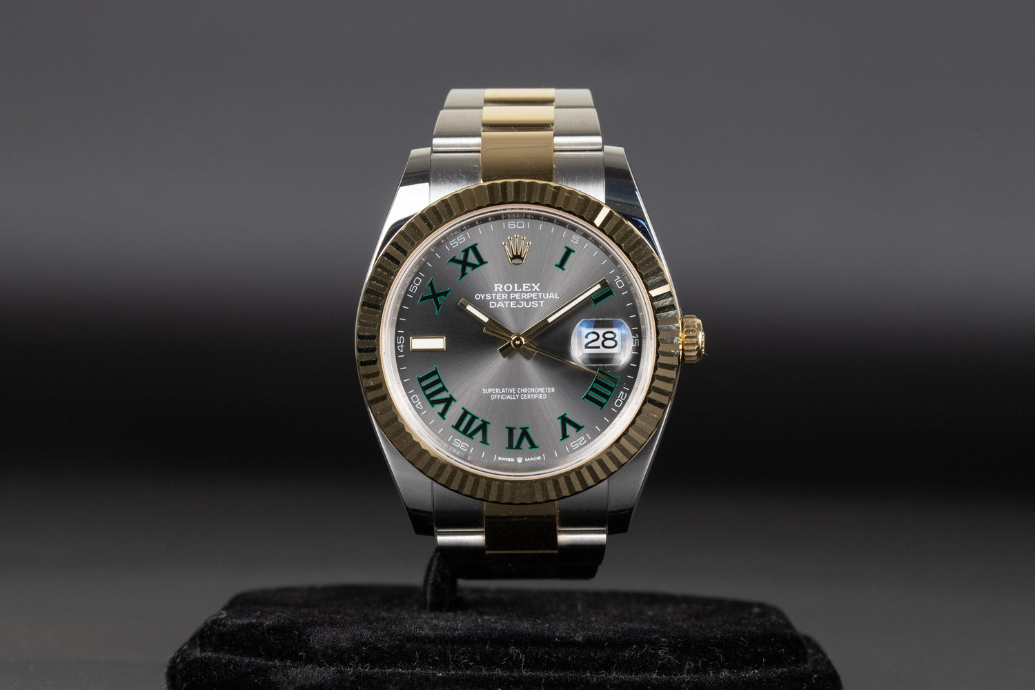 Rolex 126333 Datejust 41 18k/SS Wimbledon Dial
