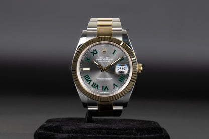 Rolex 126333 Datejust 41 18k/SS Wimbledon Dial