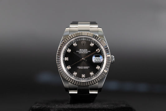 Rolex 126334 Datejust 41 Black Diamond Dial