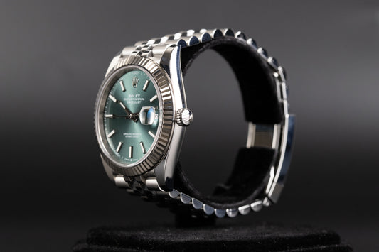 Rolex 126334 Datejust 41 Mint Green Dial