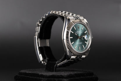 Rolex 126334 Datejust 41 Mint Green Dial