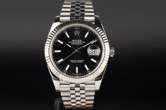 Rolex 126334 Datejust 41 Black Dial Jubilee