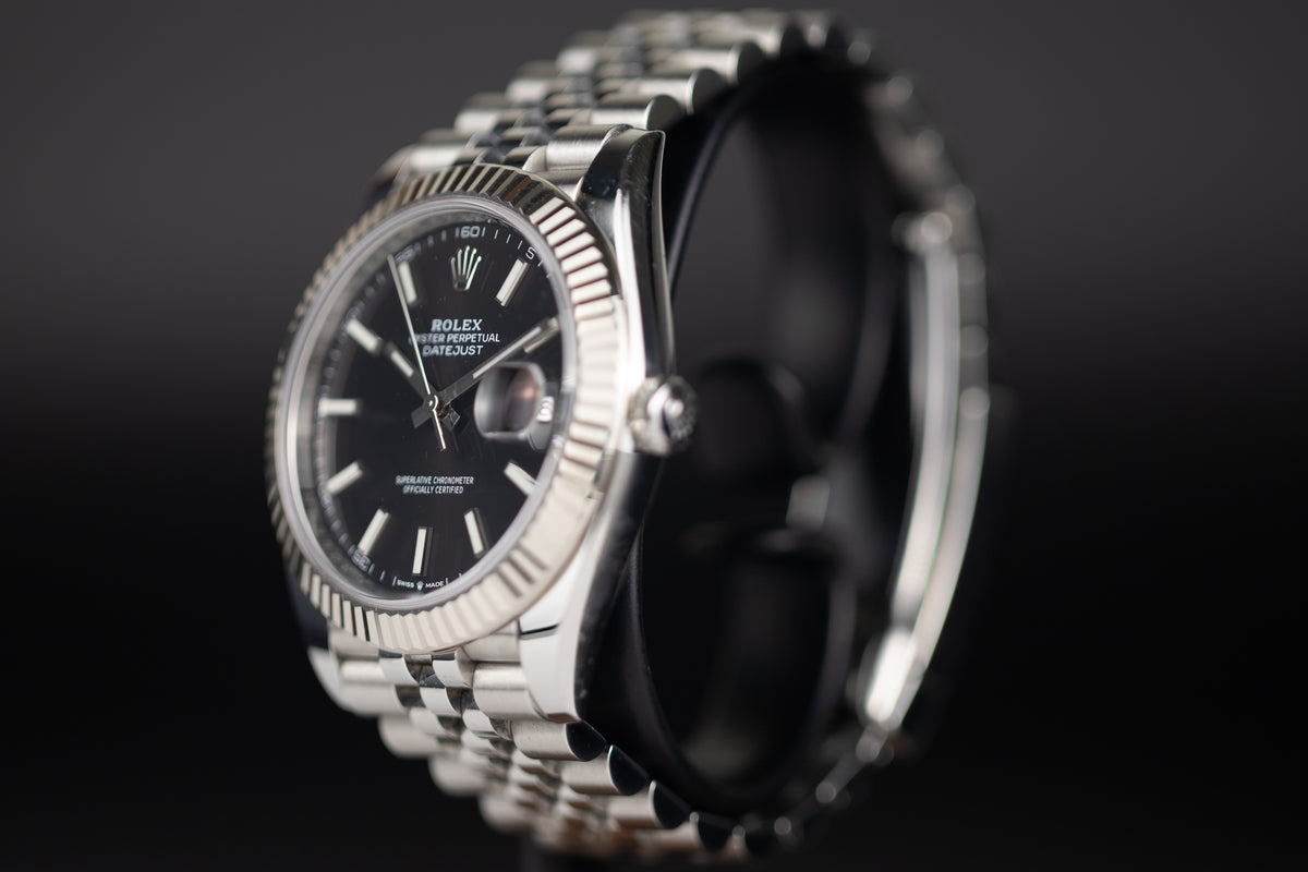 Rolex<br>126334 Datejust 41 Black Dial Jubilee