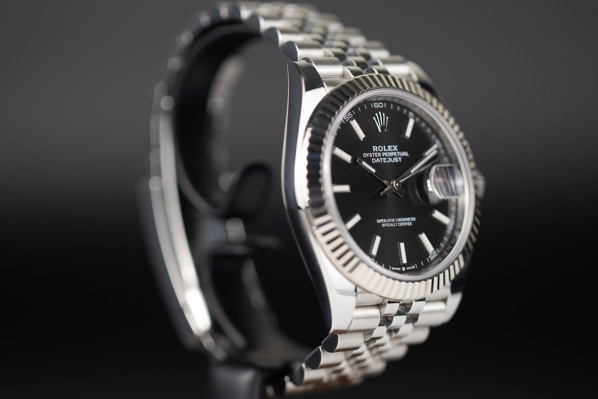 Rolex<br>126334 Datejust 41 Black Dial Jubilee