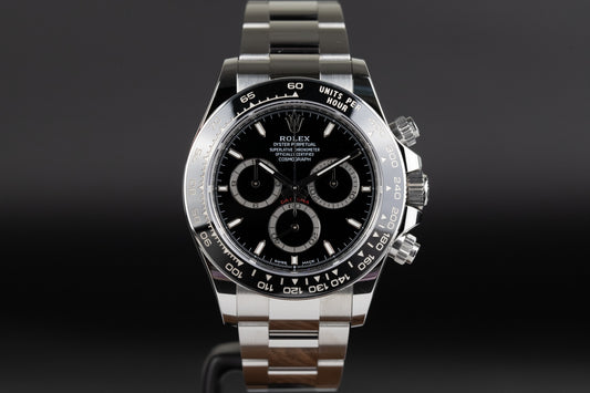 Rolex 126500LN Daytona Ceramic Black Dial