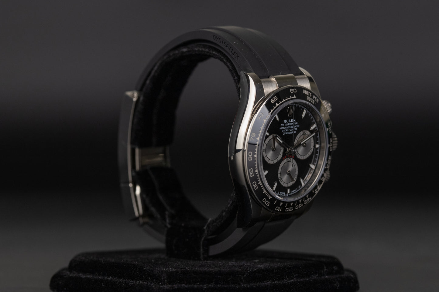 Rolex 126519LN Daytona Black Dial Oysterflex