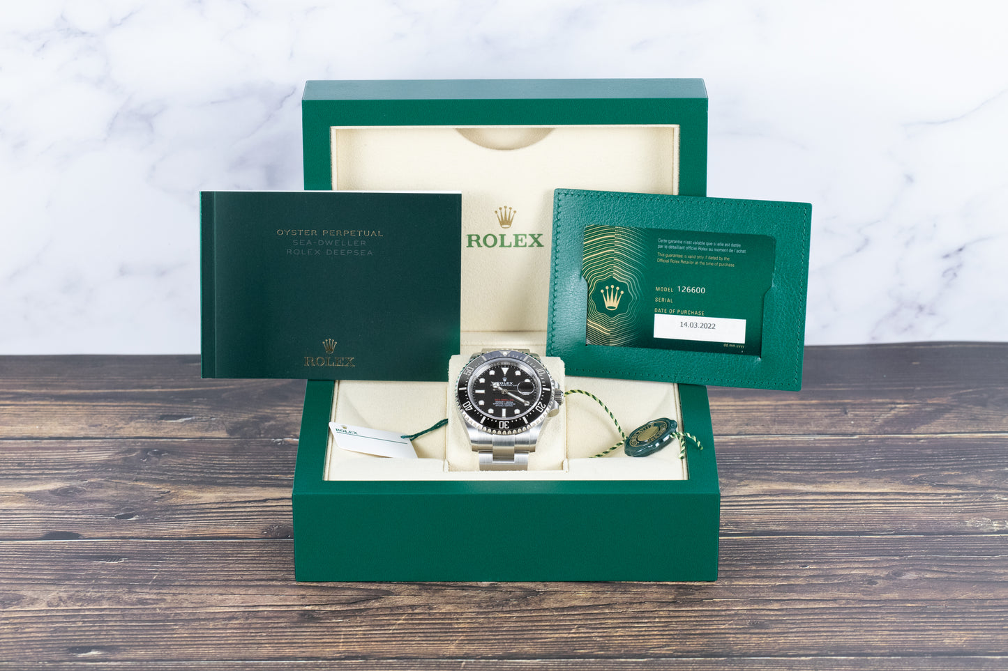 Rolex 126600 Sea-Dweller Red Writing