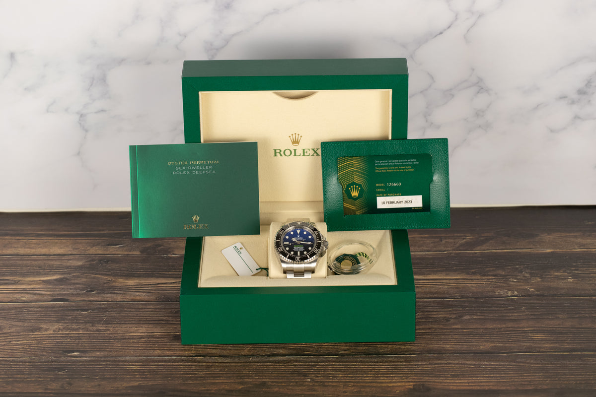 Rolex<br>126660 Deepsea Sea-Dweller Deep Blue Dial