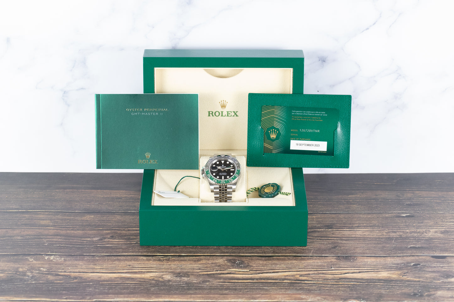 Rolex 126720VTNR GMT Master II Lefty 'Sprite'