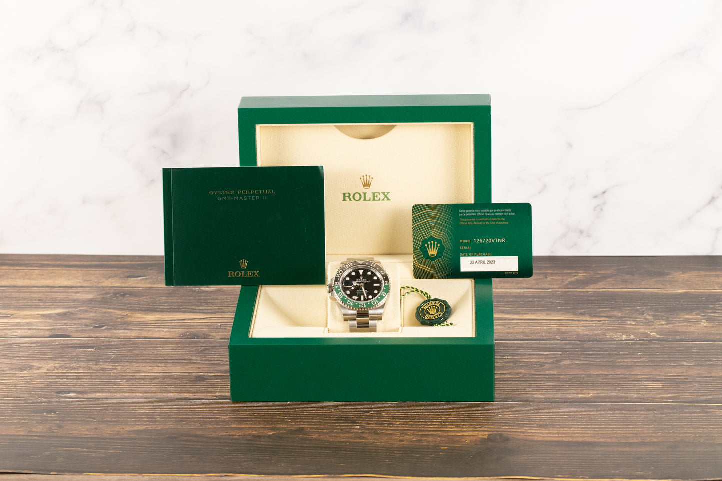 Rolex 126720VTNR GMT Master II Lefty 'Sprite'