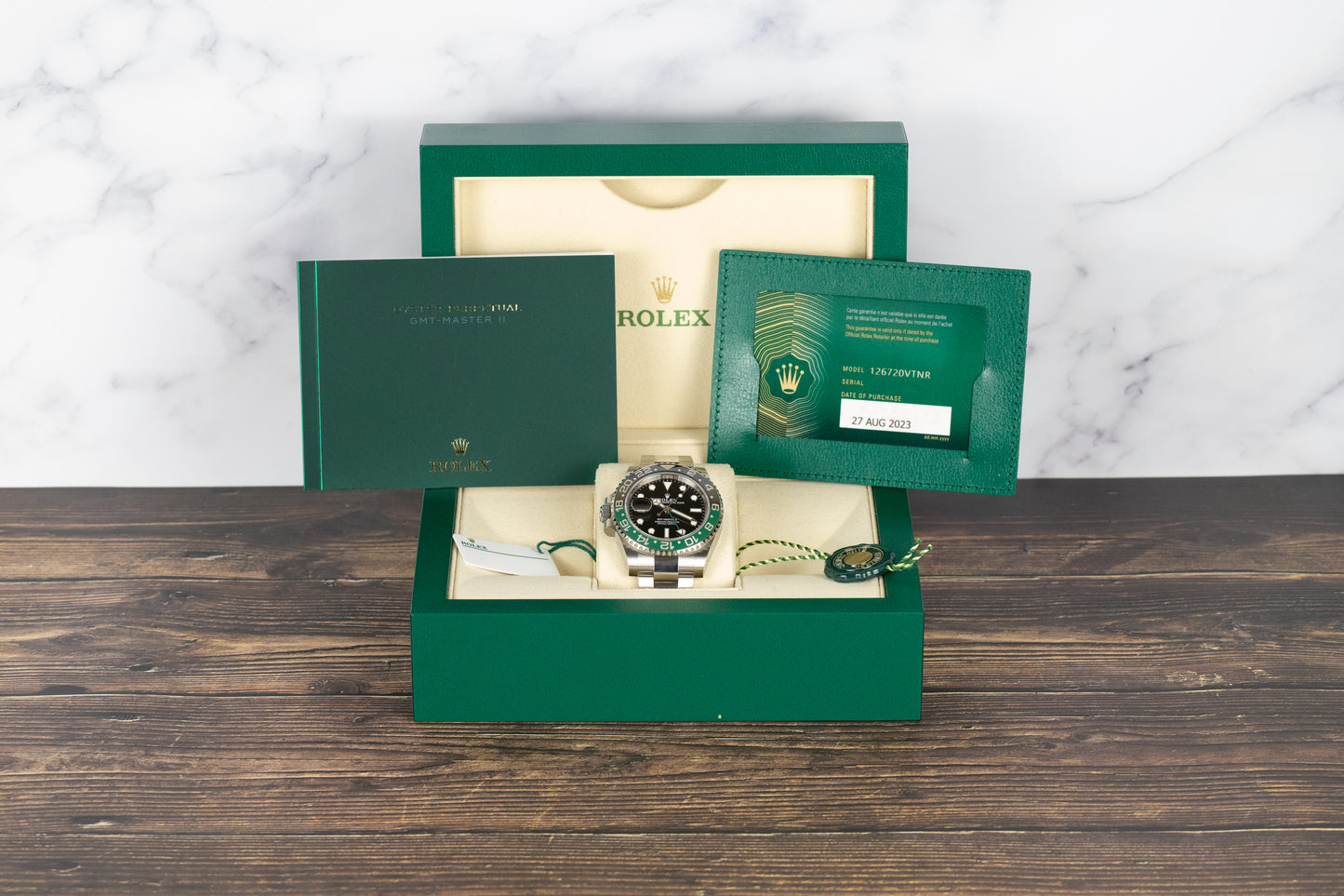 Rolex 126720VTNR GMT Master II Lefty 'Sprite'