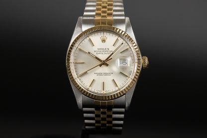 Rolex 16013 Datejust 36 SS/18k Silver Dial