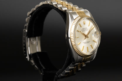 Rolex 16013 Datejust 36 SS/18k Silver Dial