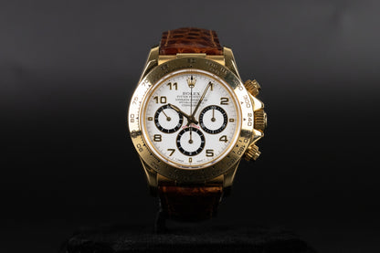 Rolex 16518 Daytona Zenith White Dial