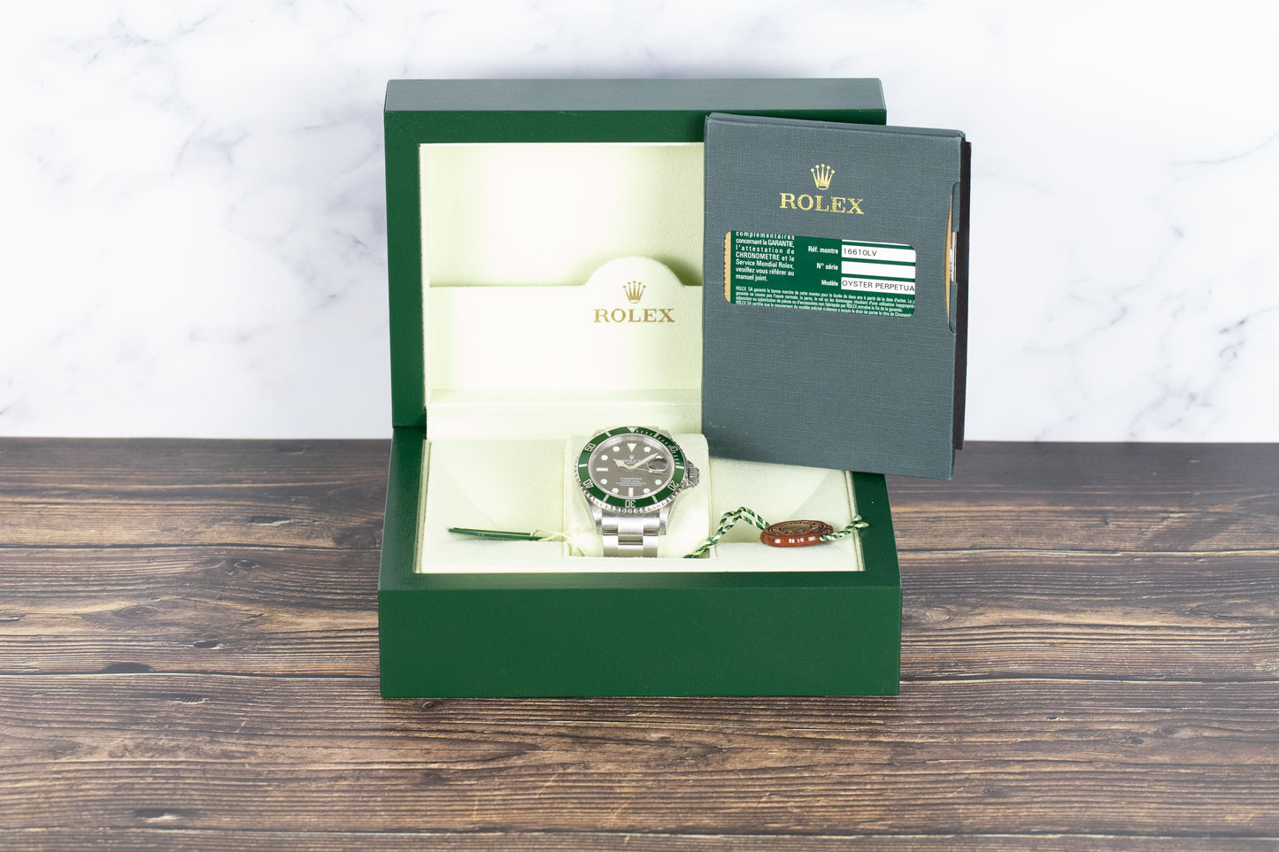Rolex 16610LV Submariner 'Kermit'
