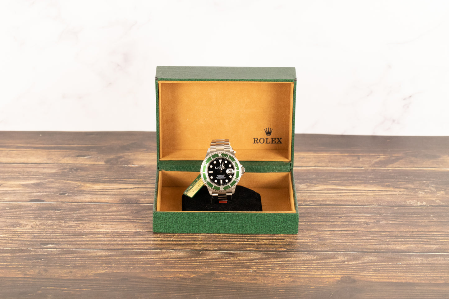 Rolex 16610LV Submariner 'Kermit' New Old Stock
