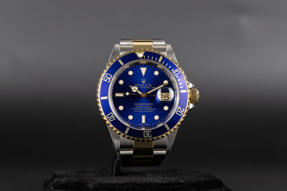 Rolex 16613 Submariner SS/18k Blue Dial
