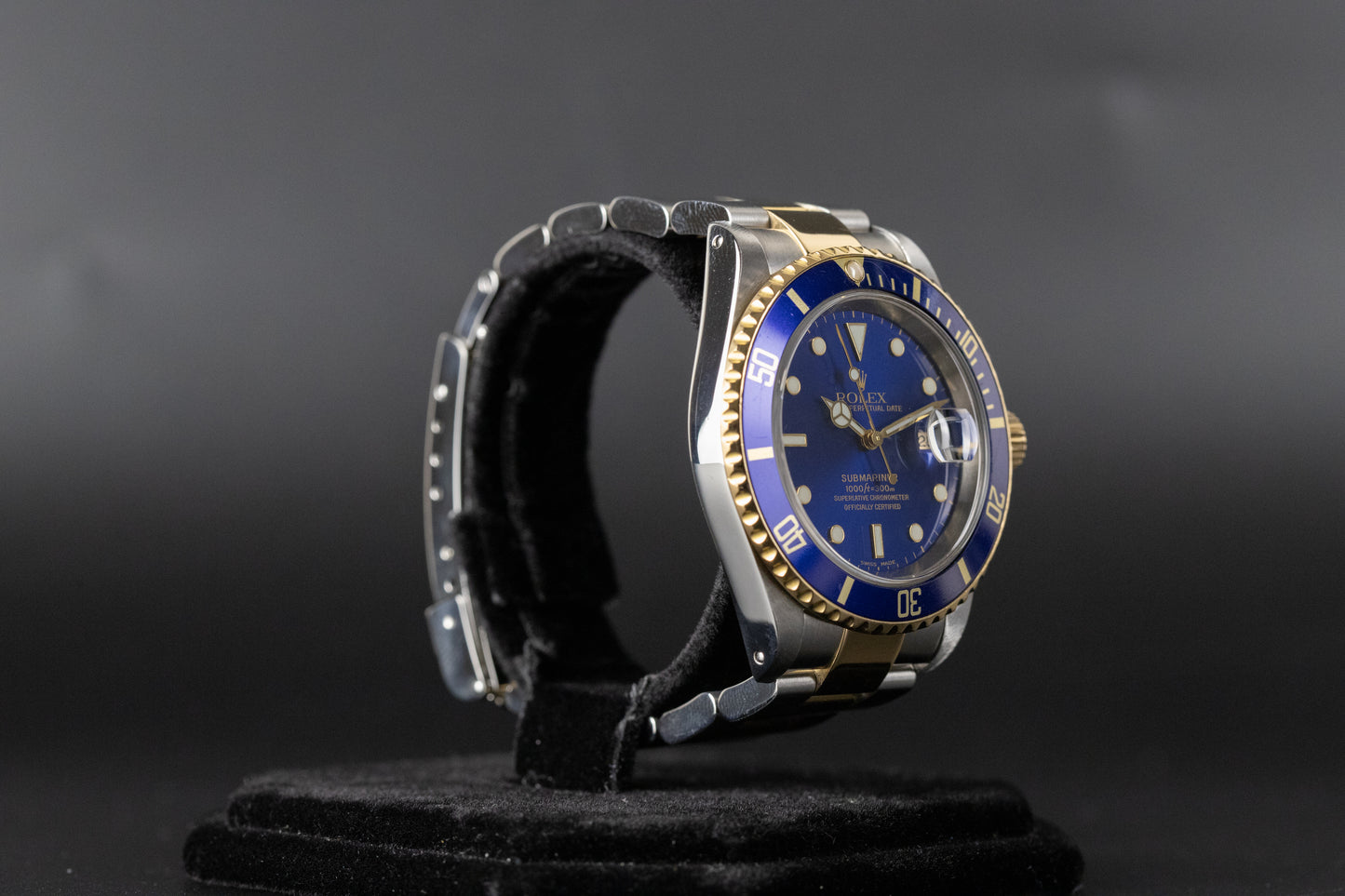 Rolex 16613 Submariner SS/18k Blue Dial