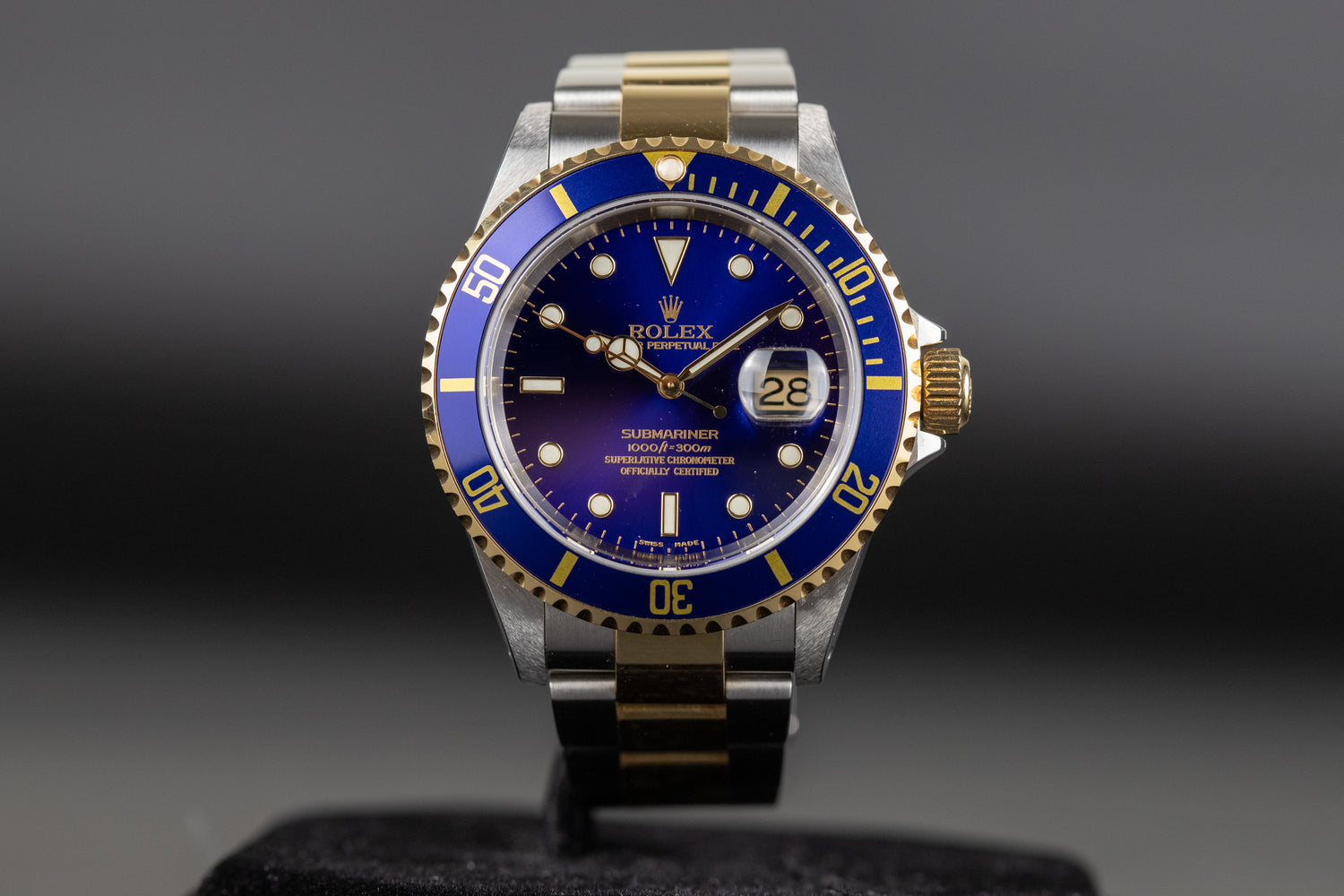 Rolex 16613 Submariner SS/18k Blue Dial