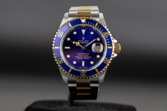 Rolex 16613 Submariner SS/18k Blue Dial