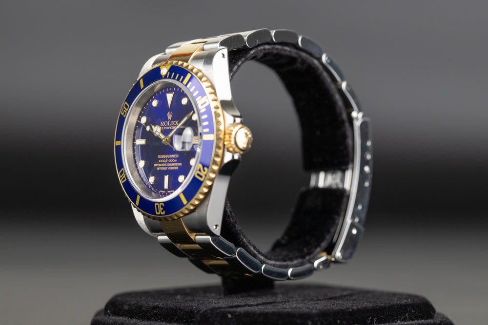 Rolex<br>16613 Submariner SS/18k Blue Dial
