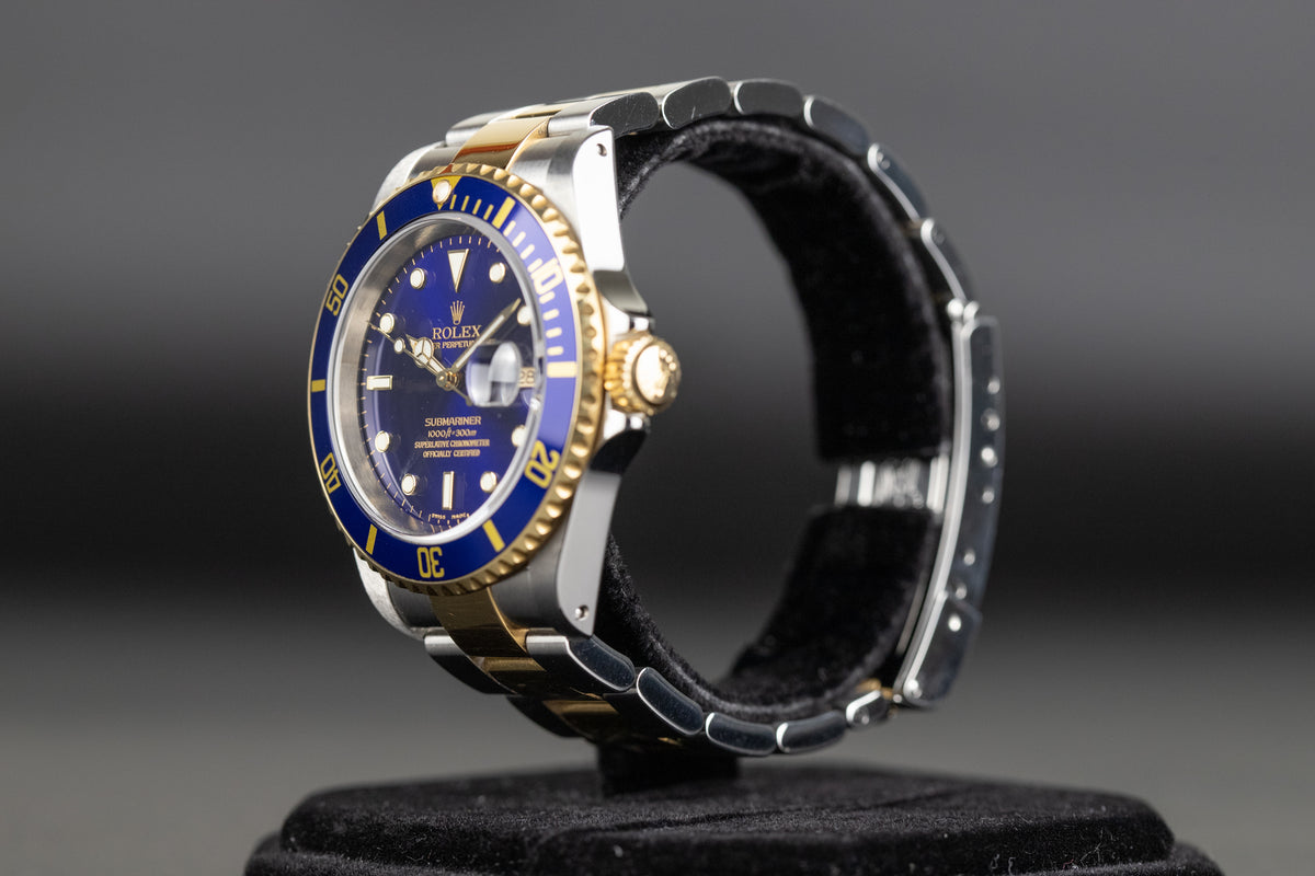 Rolex<br>16613 Submariner SS/18k Blue Dial