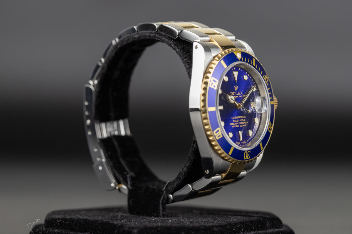 Rolex<br>16613 Submariner SS/18k Blue Dial