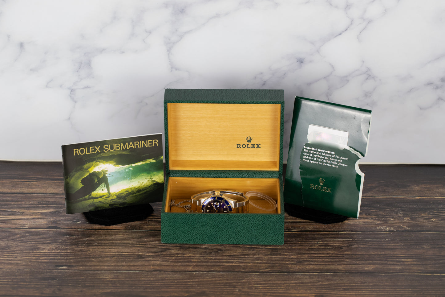 Rolex 16613 Submariner SS/18k Blue Dial