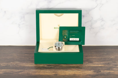 Rolex 228206 DayDate 40 Ice Blue Roman Numeral Dial