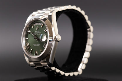 Rolex 228206 DayDate 40 Olive Dial