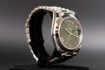 Rolex 228206 DayDate 40 Olive Dial