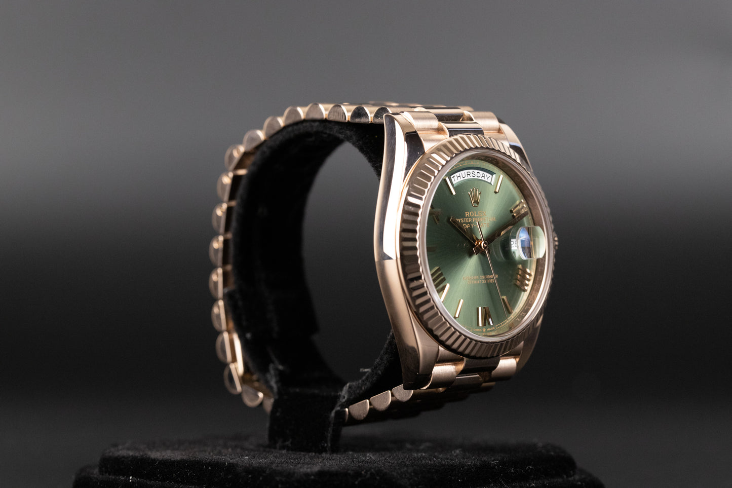 Rolex 228235 DayDate 40 Olive Green Dial