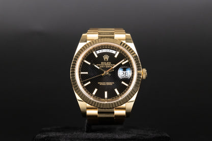Rolex 228238 DayDate 40 Black Index Dial