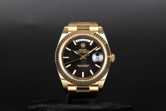 Rolex 228238 DayDate 40 Black Index Dial