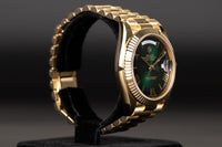 Rolex<br>228238 DayDate 40 Green Ombre Roman Numeral Dial