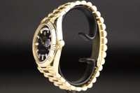 Rolex 228238 DayDate 40 Baguette Diamond Black Onyx Dial