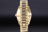 Rolex 228238 DayDate 40 Baguette Diamond Black Onyx Dial