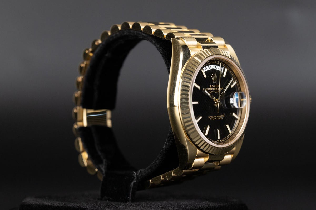 Rolex<br>228238 DayDate 40 Black Index Dial