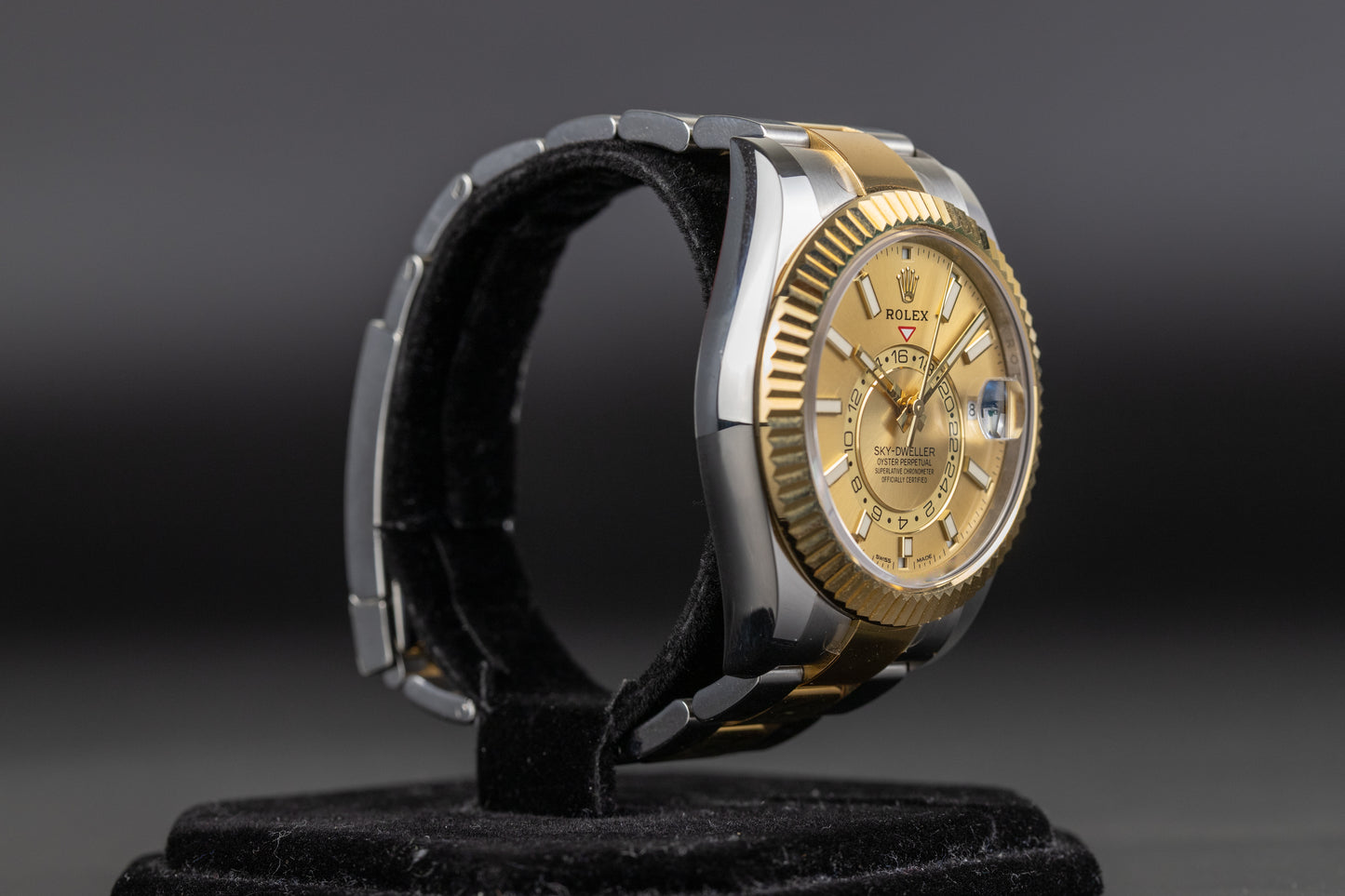 Rolex 326933 Sky-Dweller SS/18k Champagne Dial