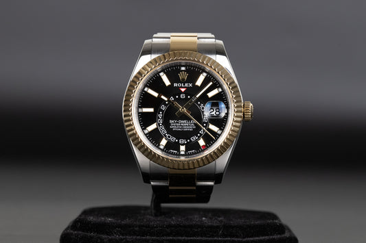 Rolex 326933 Sky-Dweller SS/18k Black Dial