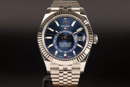 Rolex 326934 Sky-Dweller Blue Dial Jubilee