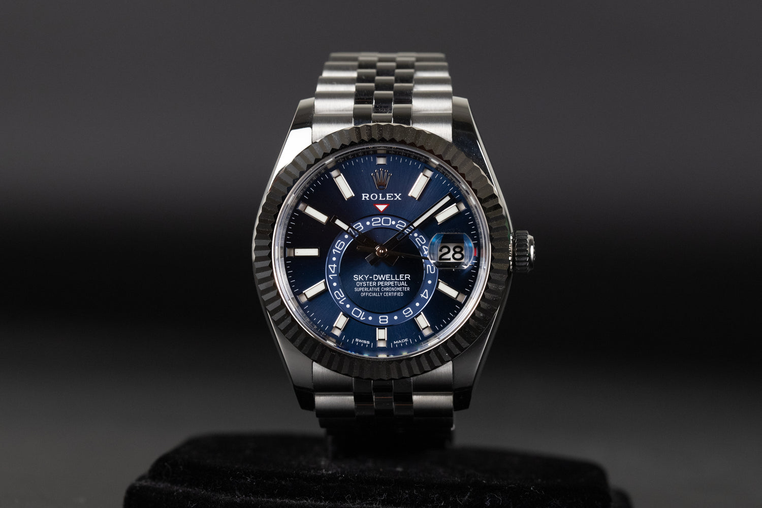 Rolex 326934 Sky-Dweller Blue Dial Jubilee Unworn